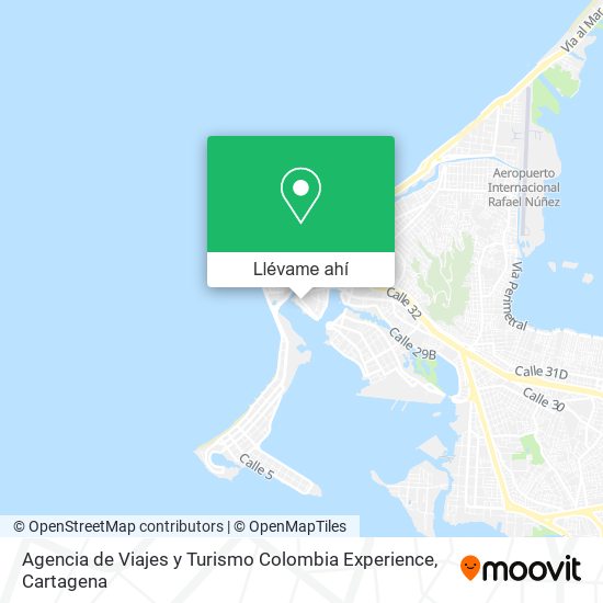 Mapa de Agencia de Viajes y Turismo Colombia Experience