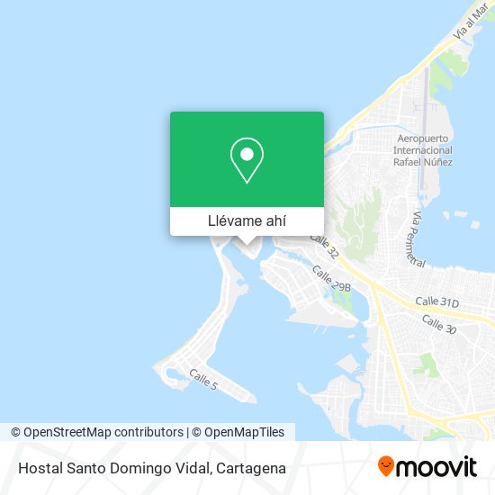 Mapa de Hostal Santo Domingo Vidal
