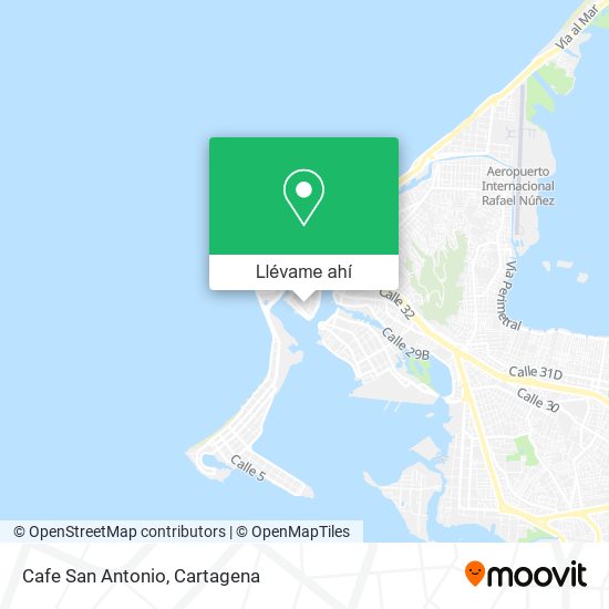 Mapa de Cafe San Antonio