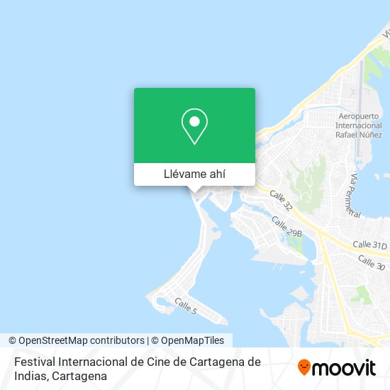 Mapa de Festival Internacional de Cine de Cartagena de Indias