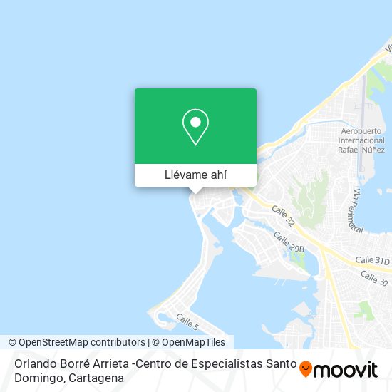 Mapa de Orlando Borré Arrieta -Centro de Especialistas Santo Domingo