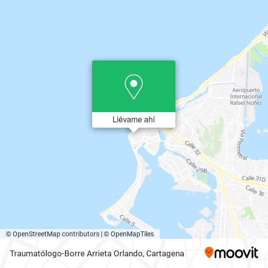 Mapa de Traumatólogo-Borre Arrieta Orlando