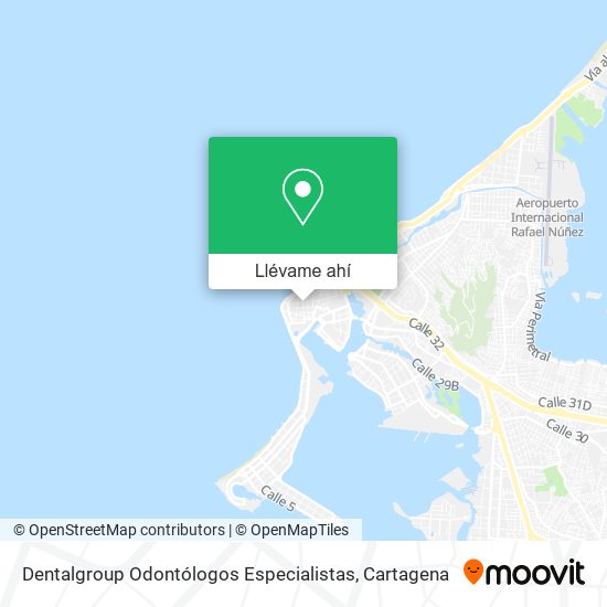 Mapa de Dentalgroup Odontólogos Especialistas