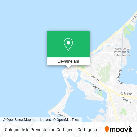 Mapa de Colegio de la Presentación Cartagena