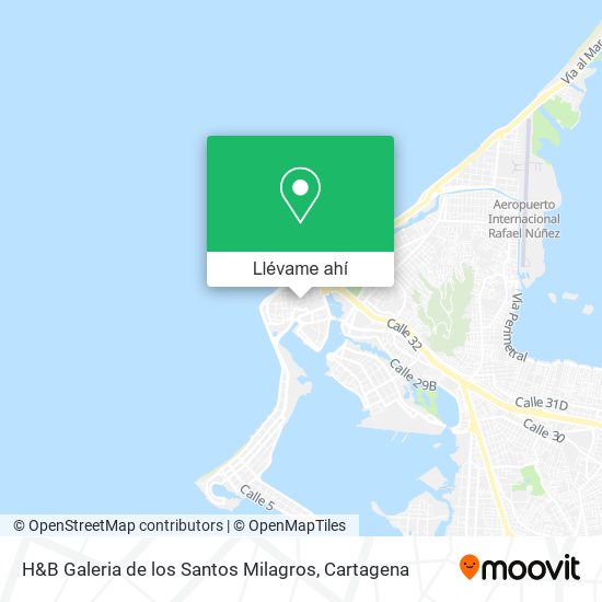 Mapa de H&B Galeria de los Santos Milagros