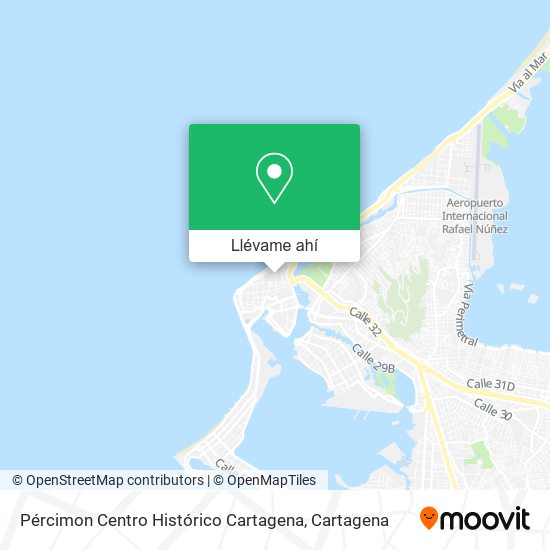 Mapa de Pércimon Centro Histórico Cartagena