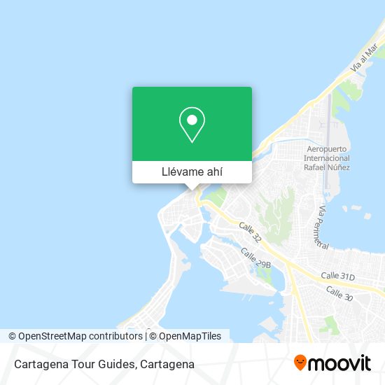 Mapa de Cartagena Tour Guides