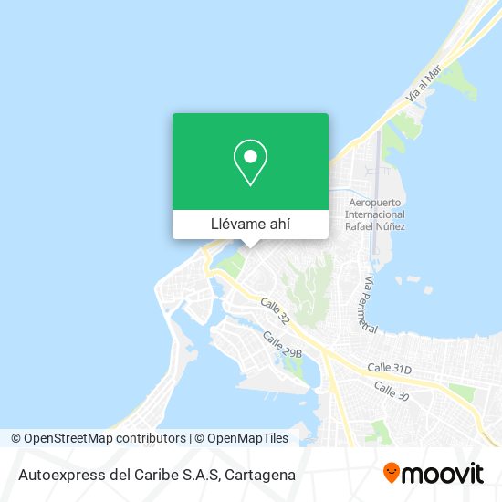 Mapa de Autoexpress del Caribe S.A.S