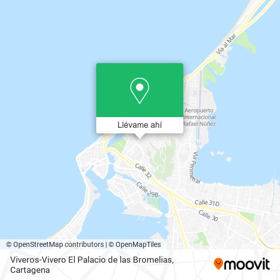 Mapa de Viveros-Vivero El Palacio de las Bromelias