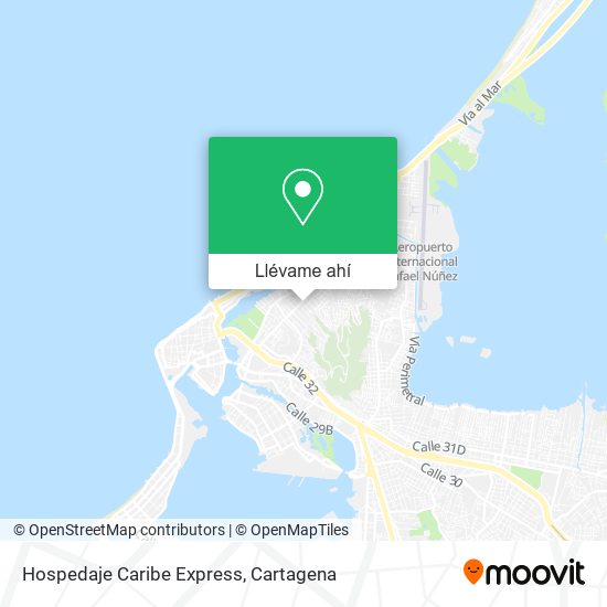 Mapa de Hospedaje Caribe Express