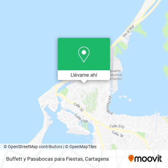 Mapa de Buffett y Pasabocas para Fiestas