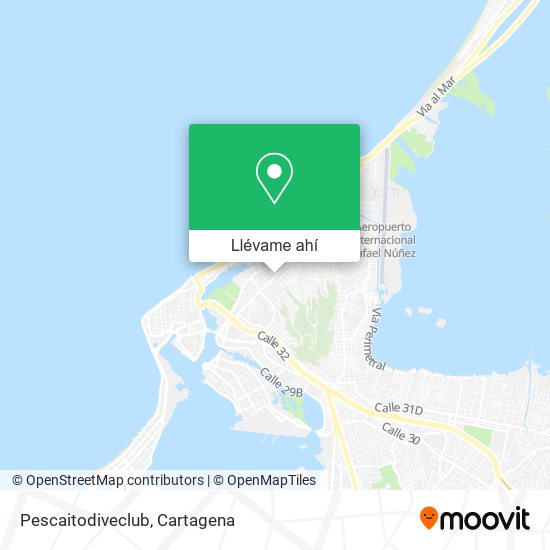 Mapa de Pescaitodiveclub