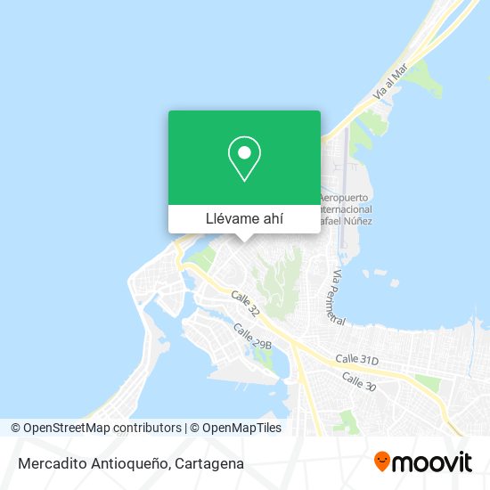 Mapa de Mercadito Antioqueño