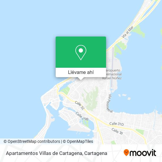 Mapa de Apartamentos Villas de Cartagena