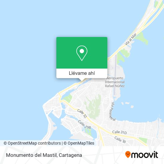 Mapa de Monumento del Mastil