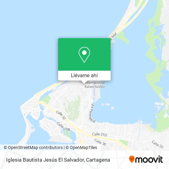 Mapa de Iglesia Bautista Jesús El Salvador