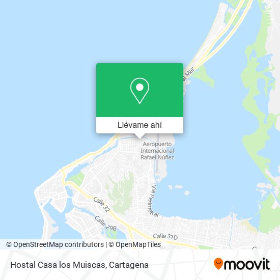 Mapa de Hostal Casa los Muiscas