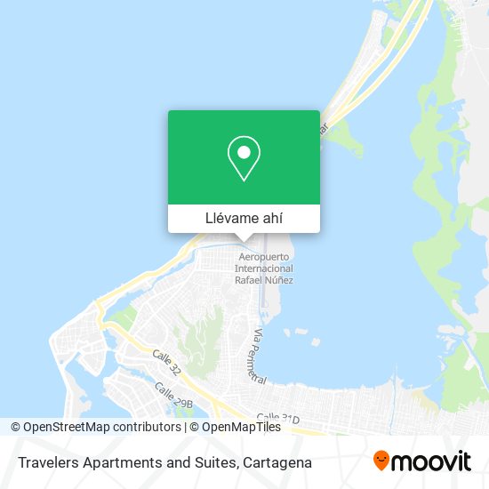 Mapa de Travelers Apartments and Suites