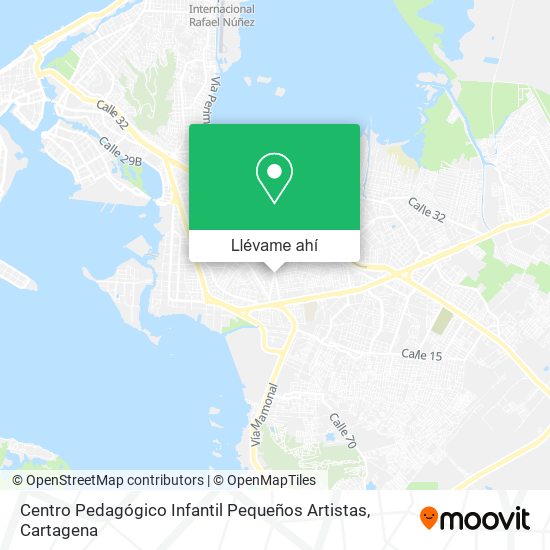 Mapa de Centro Pedagógico Infantil Pequeños Artistas