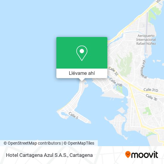 Mapa de Hotel Cartagena Azul S.A.S.