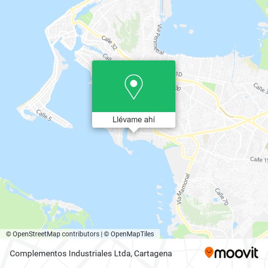 Mapa de Complementos Industriales Ltda