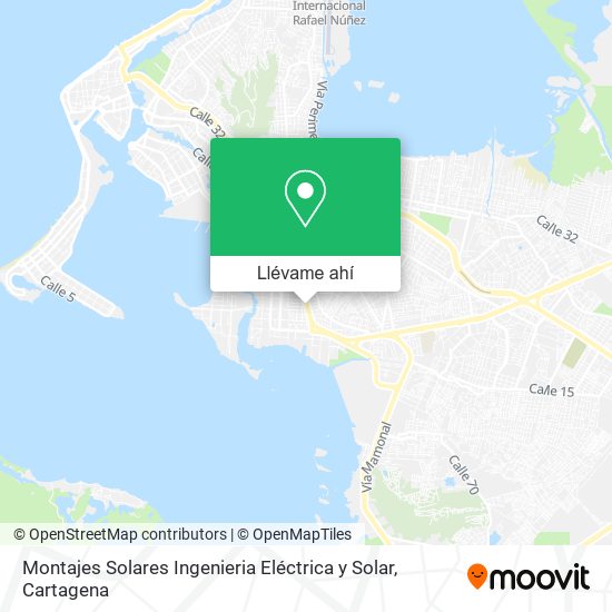 Mapa de Montajes Solares Ingenieria Eléctrica y Solar