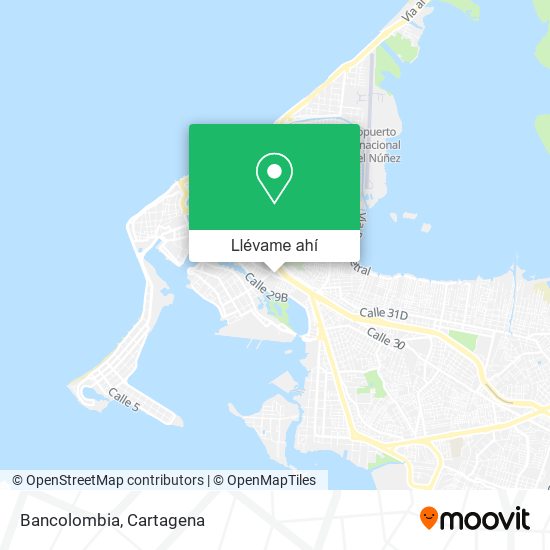 Mapa de Bancolombia