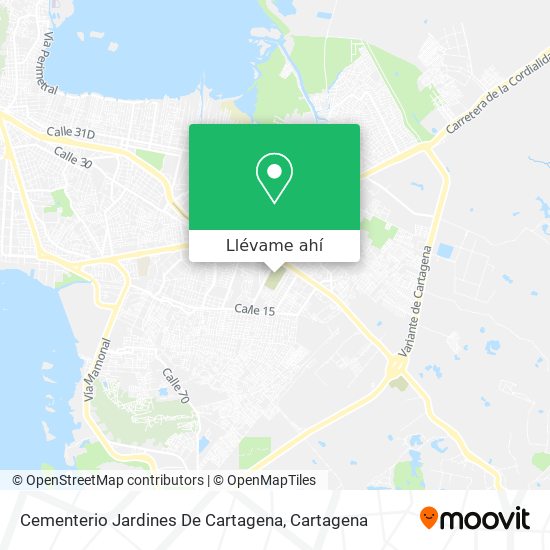 Mapa de Cementerio Jardines De Cartagena