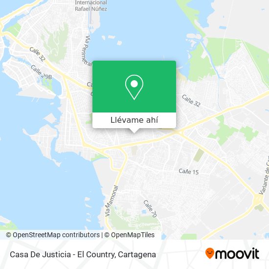 Mapa de Casa De Justicia - El Country