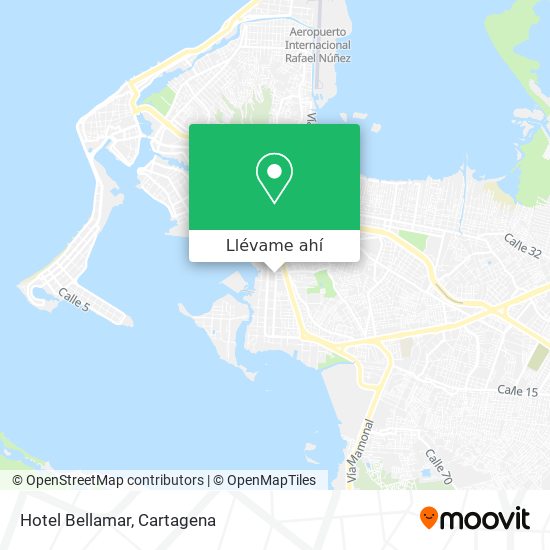 Mapa de Hotel Bellamar