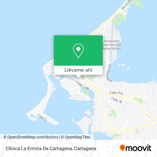 Mapa de Clínica La Ermita De Cartagena
