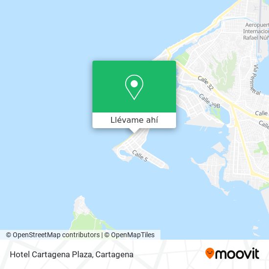 Mapa de Hotel Cartagena Plaza