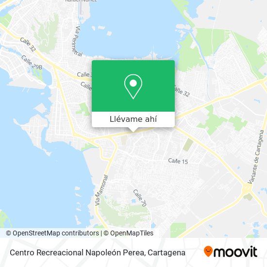 Mapa de Centro Recreacional Napoleón Perea