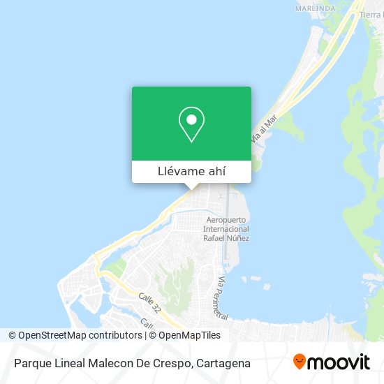 Mapa de Parque Lineal Malecon De Crespo