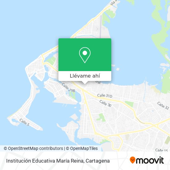 Mapa de Institución Educativa María Reina