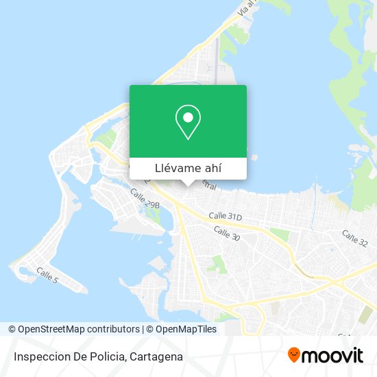 Mapa de Inspeccion De Policia