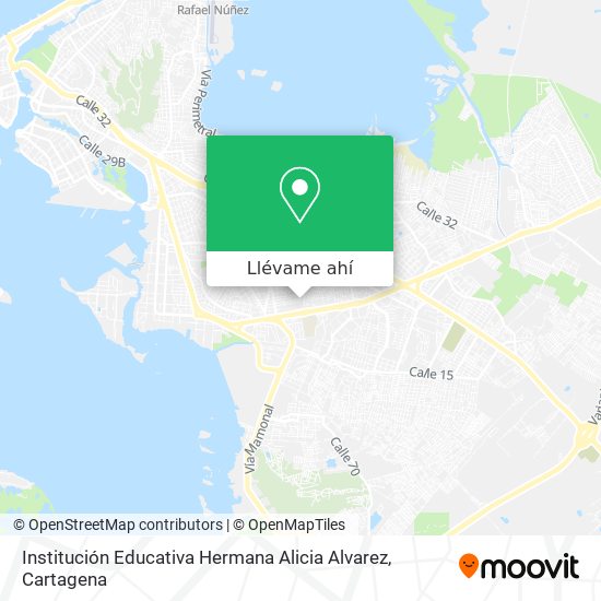 Mapa de Institución Educativa Hermana Alicia Alvarez