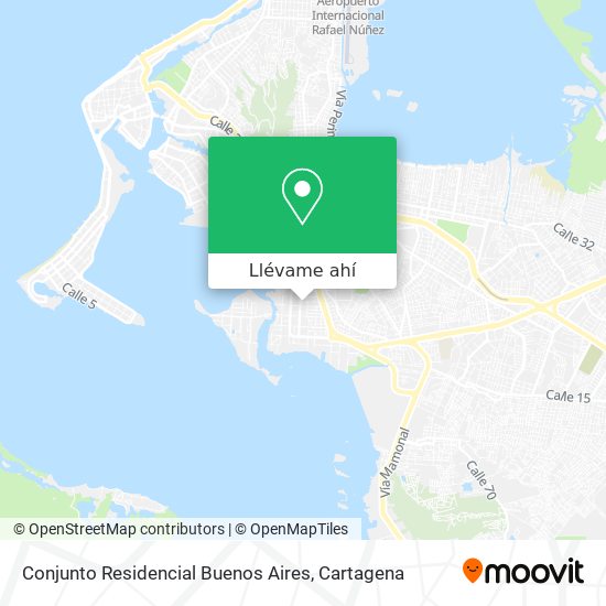 Mapa de Conjunto Residencial Buenos Aires