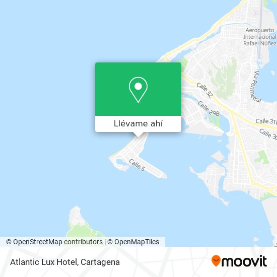 Mapa de Atlantic Lux Hotel