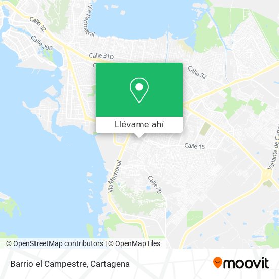 Mapa de Barrio el Campestre