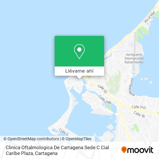 Mapa de Clinica Oftalmologica De Cartagena Sede C Cial Caribe Plaza