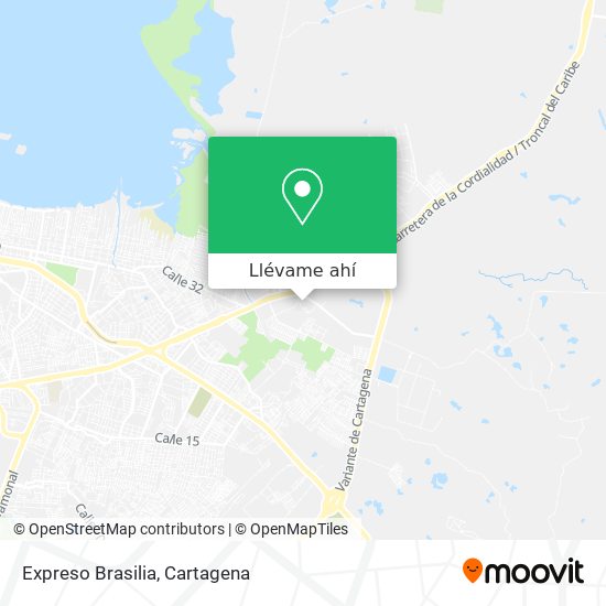 Mapa de Expreso Brasilia