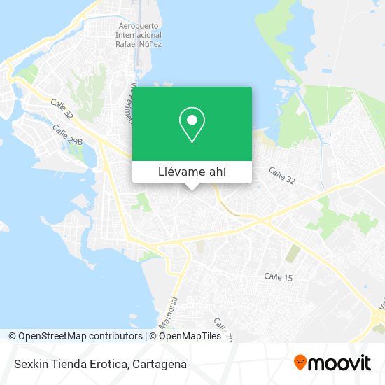 Mapa de Sexkin Tienda Erotica