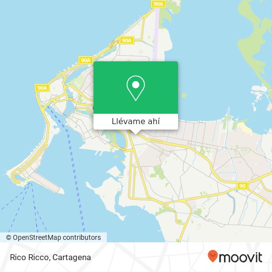 Mapa de Rico Ricco, Carrera 29B UCG9, Cartagena, 130015