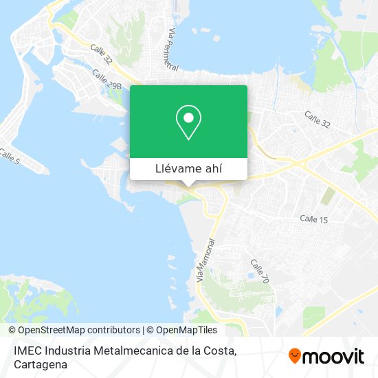 Mapa de IMEC Industria Metalmecanica de la Costa
