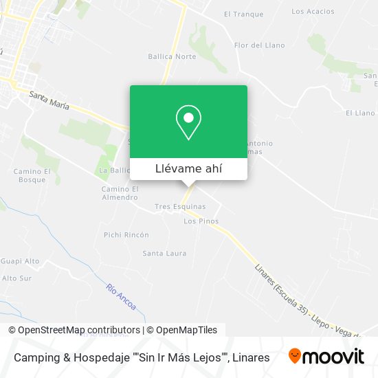 Mapa de Camping & Hospedaje ""Sin Ir Más Lejos""