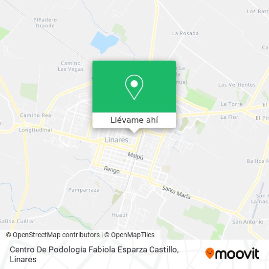Mapa de Centro De Podología Fabiola Esparza Castillo