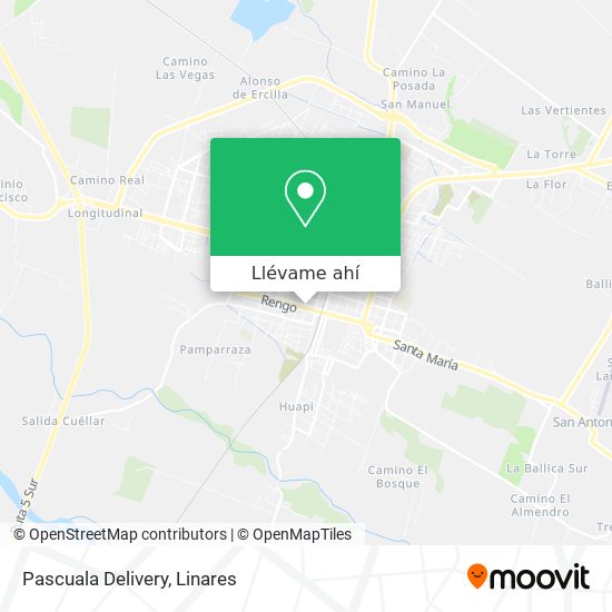 Mapa de Pascuala Delivery