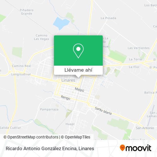 Mapa de Ricardo Antonio González Encina