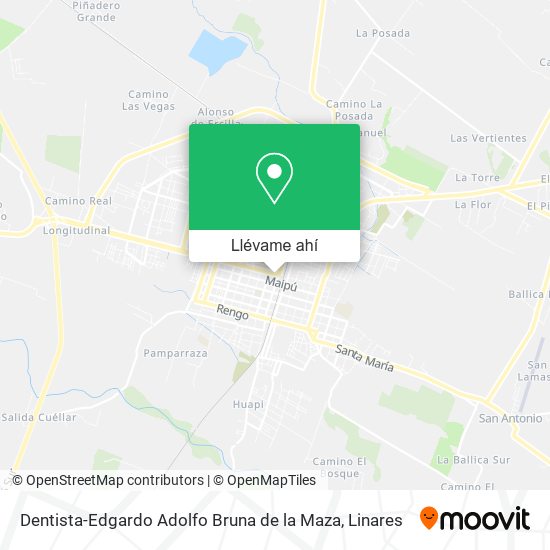 Mapa de Dentista-Edgardo Adolfo Bruna de la Maza